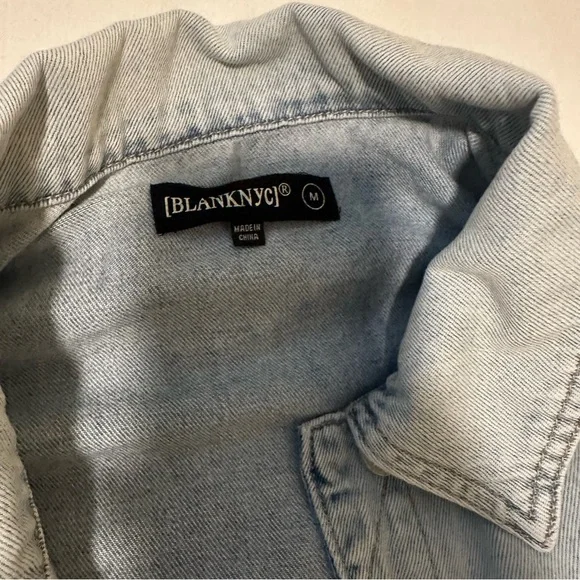 NWOT Blank NYC Denim and Trench Coat Combo - Picture 7 of 11